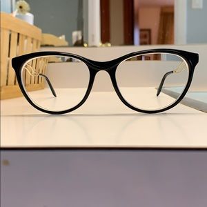 Victoria Beckham Black Cat Eye Optical Glasses